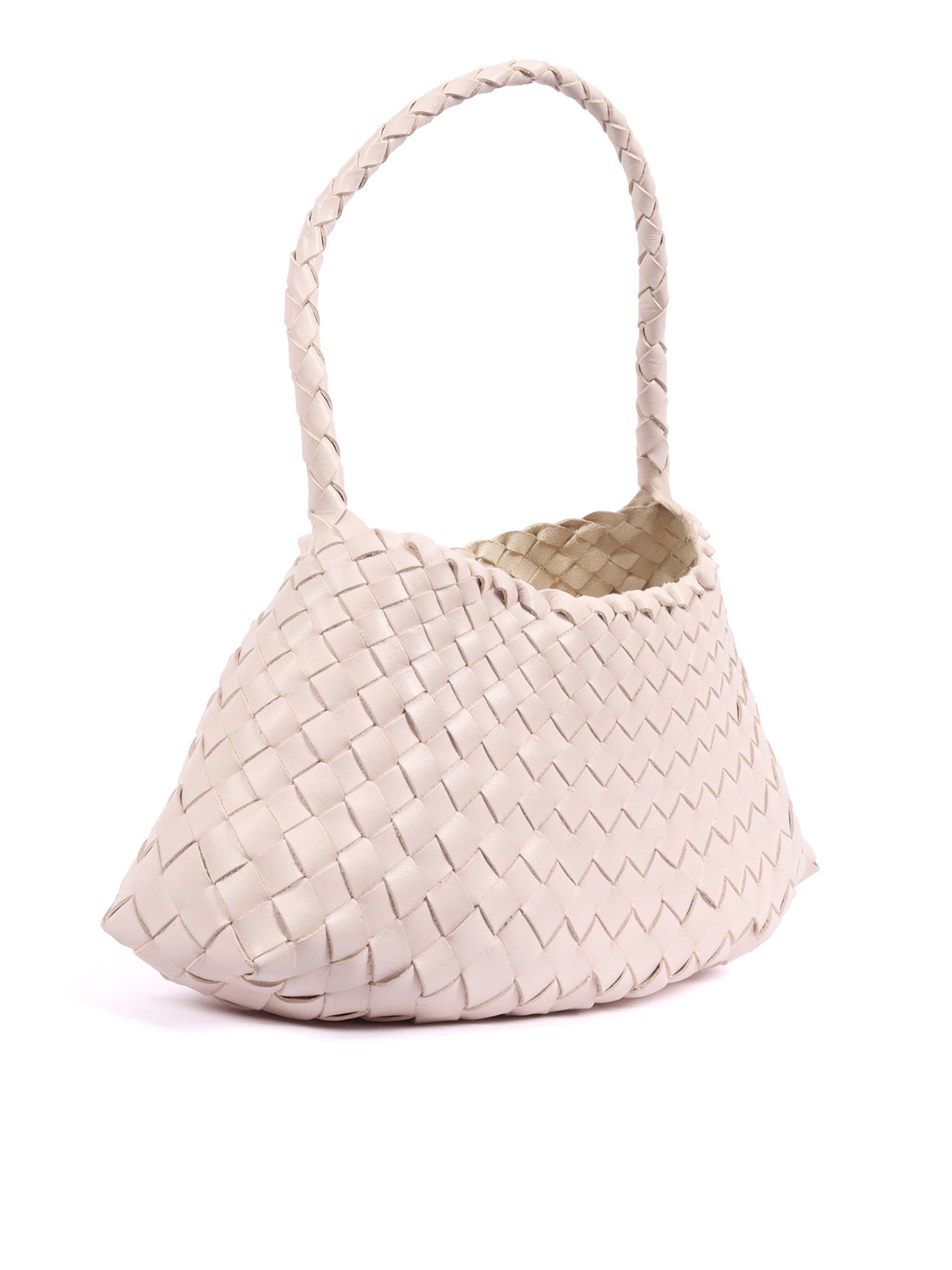 ROSANNA MINI S. CROCE Beige Calf Leather Handbag