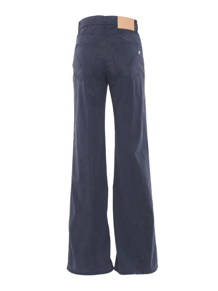 AMBER PANTS Blue Lyocel Cotton Elastan Jean