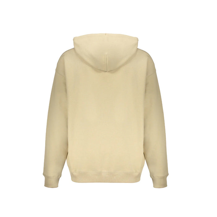 Off-White Logo Sweatshirt Beige Cotton