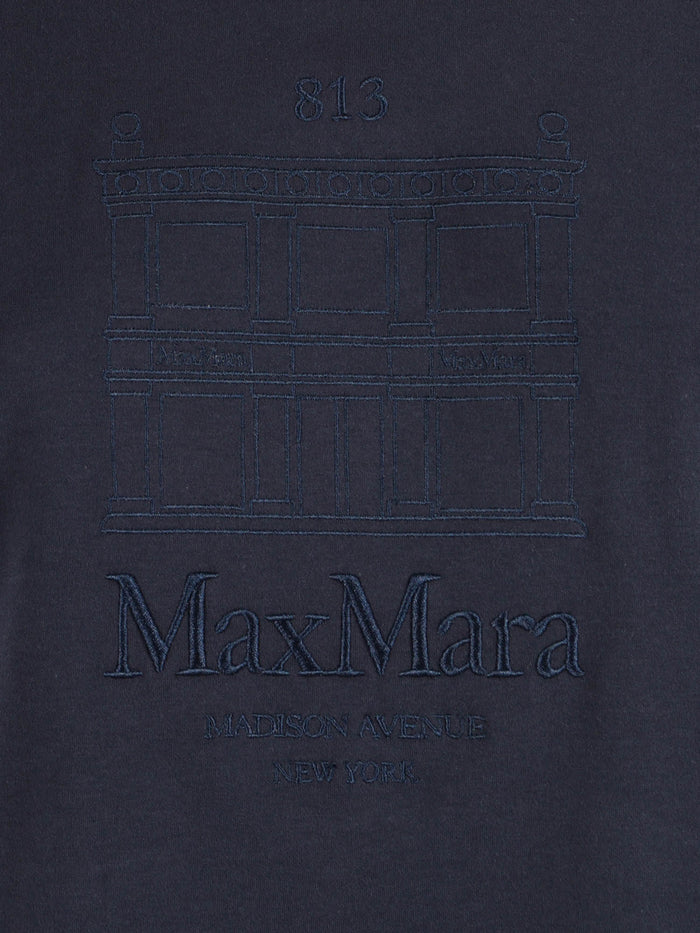 T-SHIRT Blue Cotton Short Sleeves