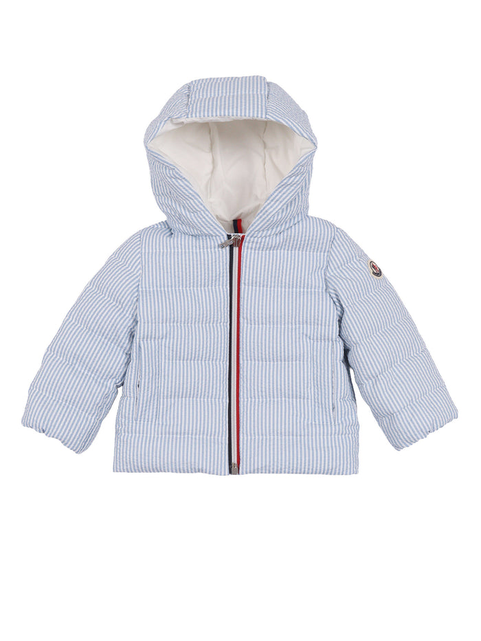 HALUK JACKET Light Blue Short Puffer