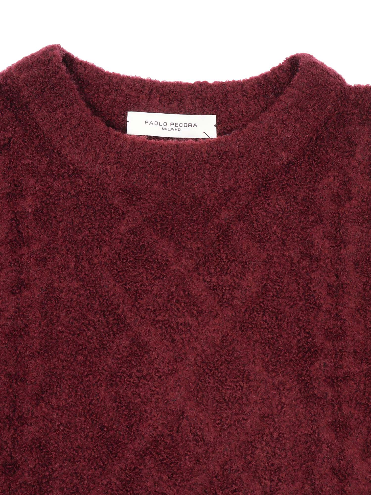 Sweater Red Wool Nylon Crewneck