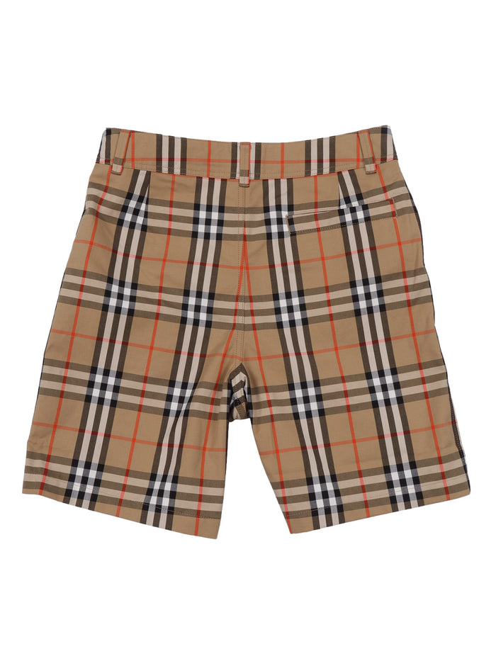 KID BOY SHORTS Beige Cotton