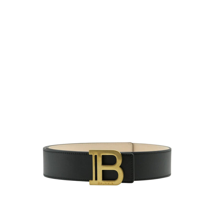 Balmain Leather Belt Black