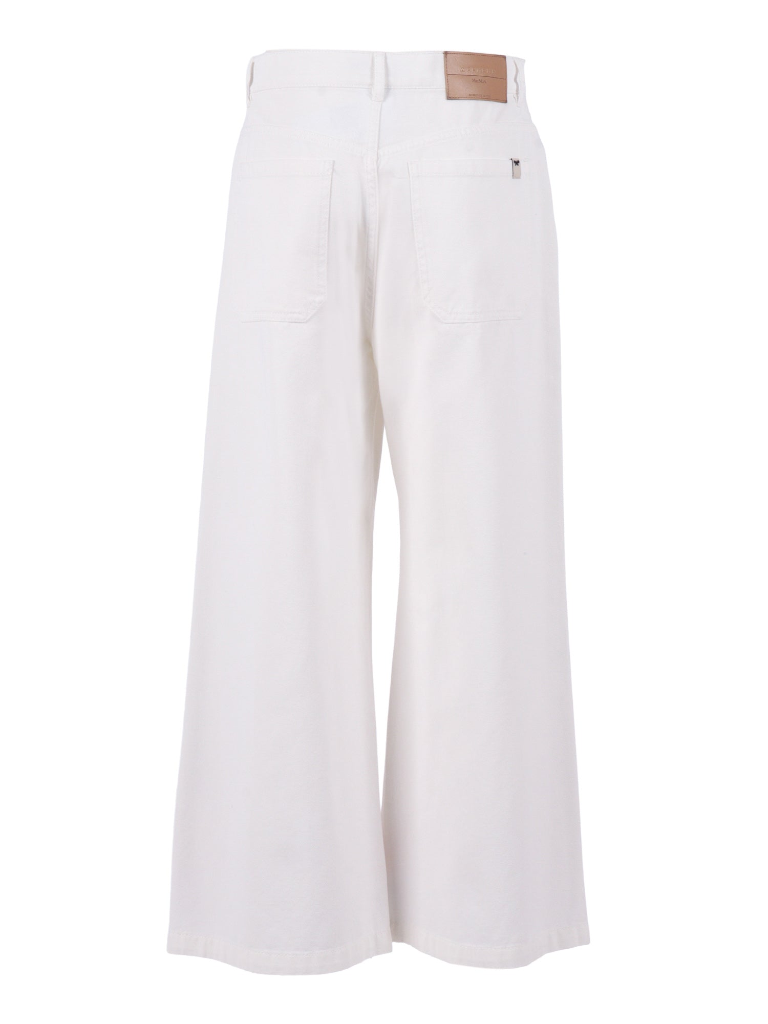 TROUSERS White Cotton Pant