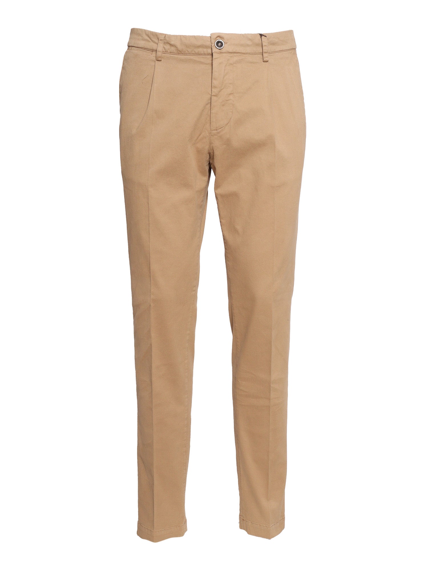 Chinos Beige Cotton Elastane Cotton/chino Pant