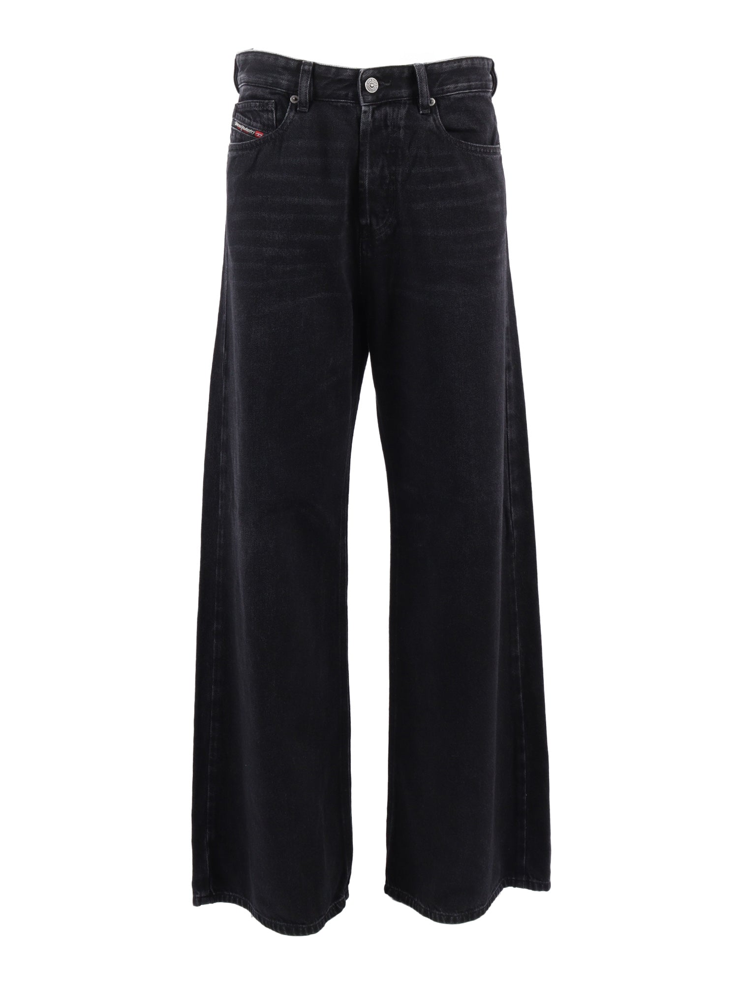 5 pockets Black Cotton Lyocell Jean