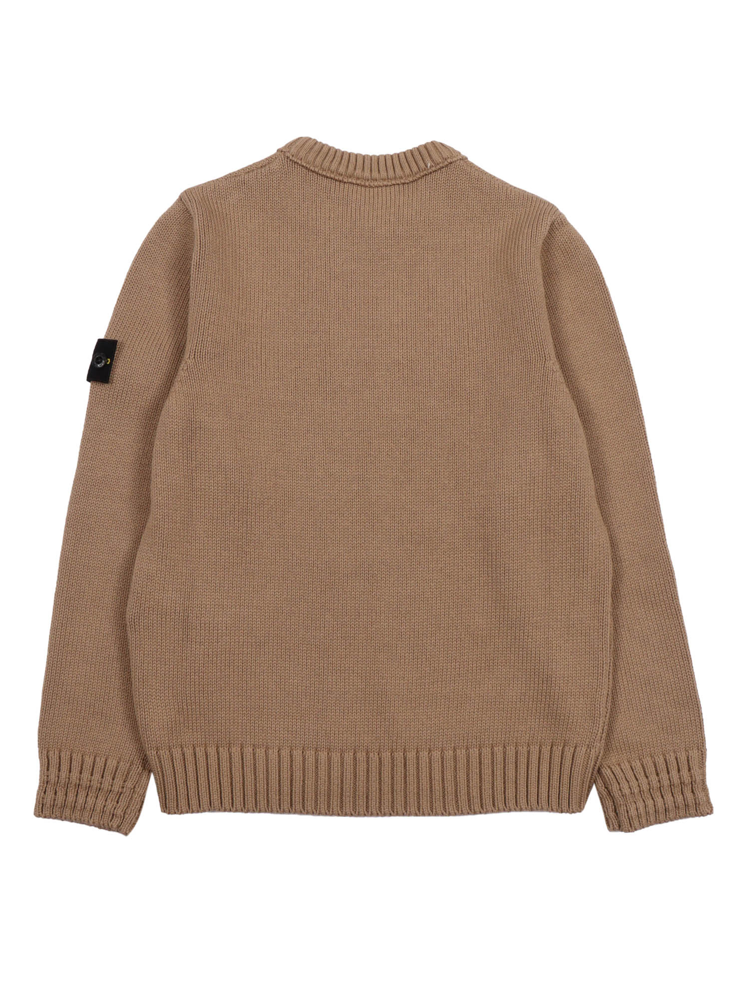 Sweater Beige Cotton Polyamide Crewneck