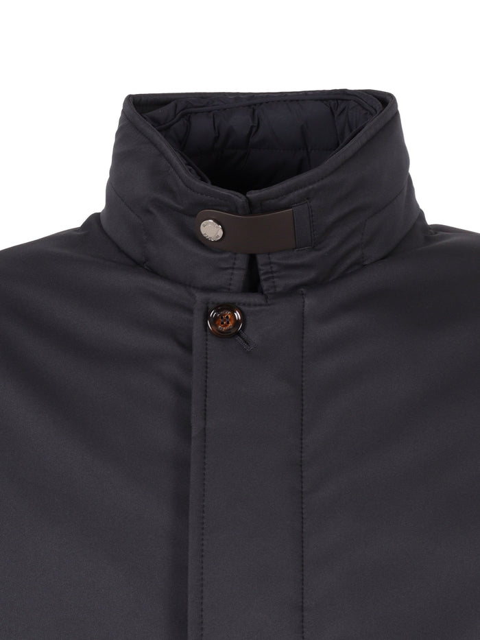 Reis-Ads Jacket Blue Polyester Polyurethane Coat