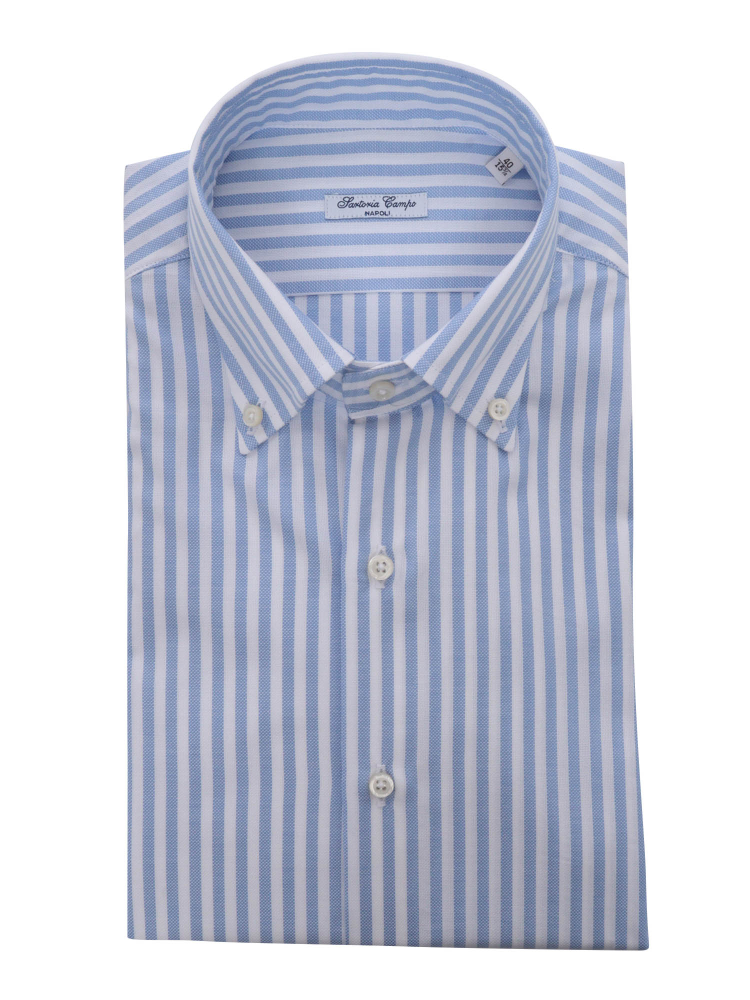 Light blue striped cotton Multicolor Shirt