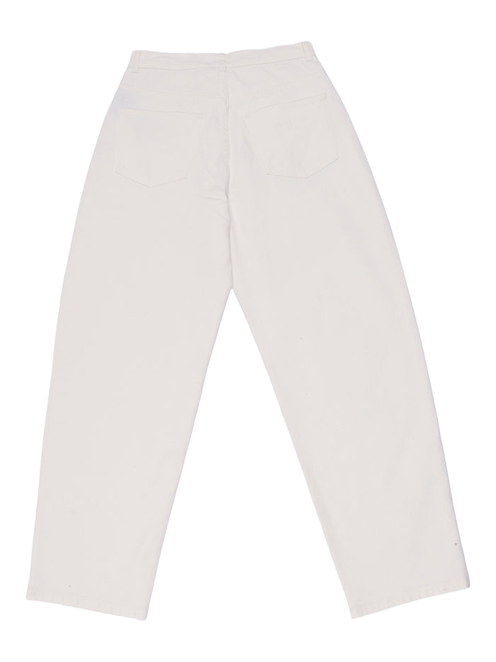 Trousers White Cotton
