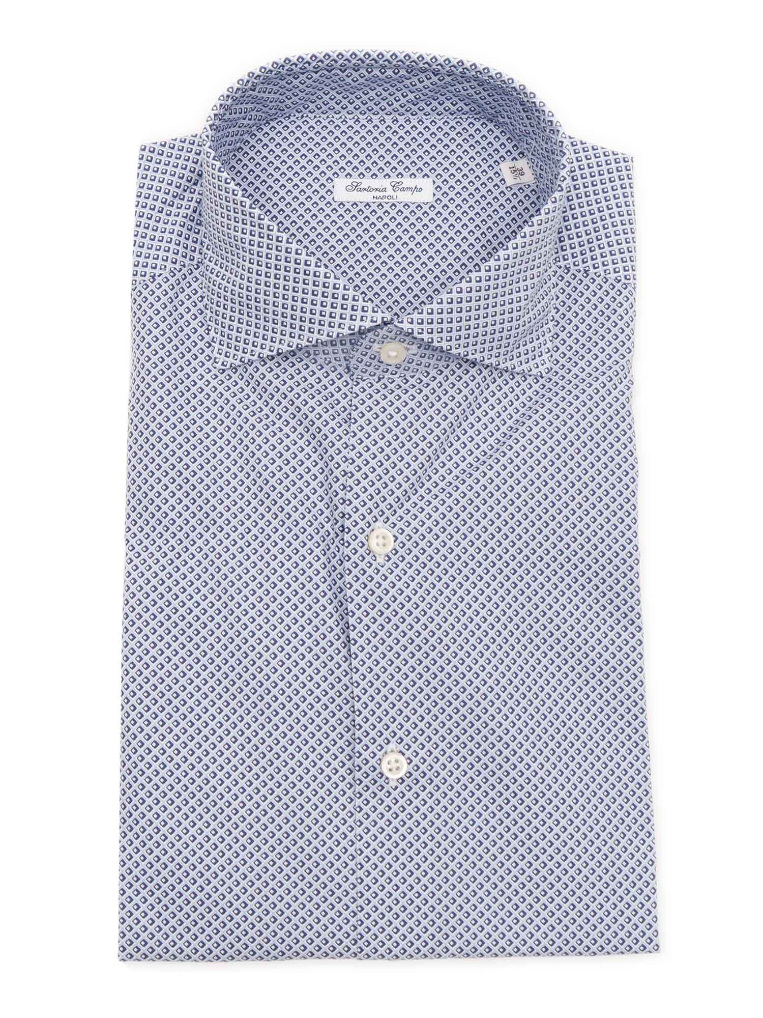 Mens Shirt Light Blue Cotton