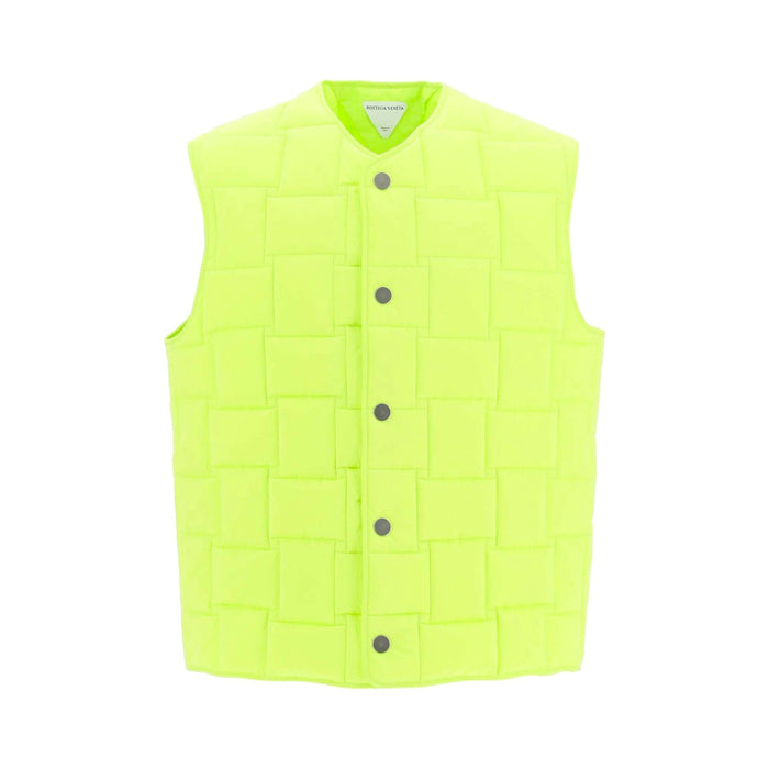 Padded Vest Jacket Green Polyamide