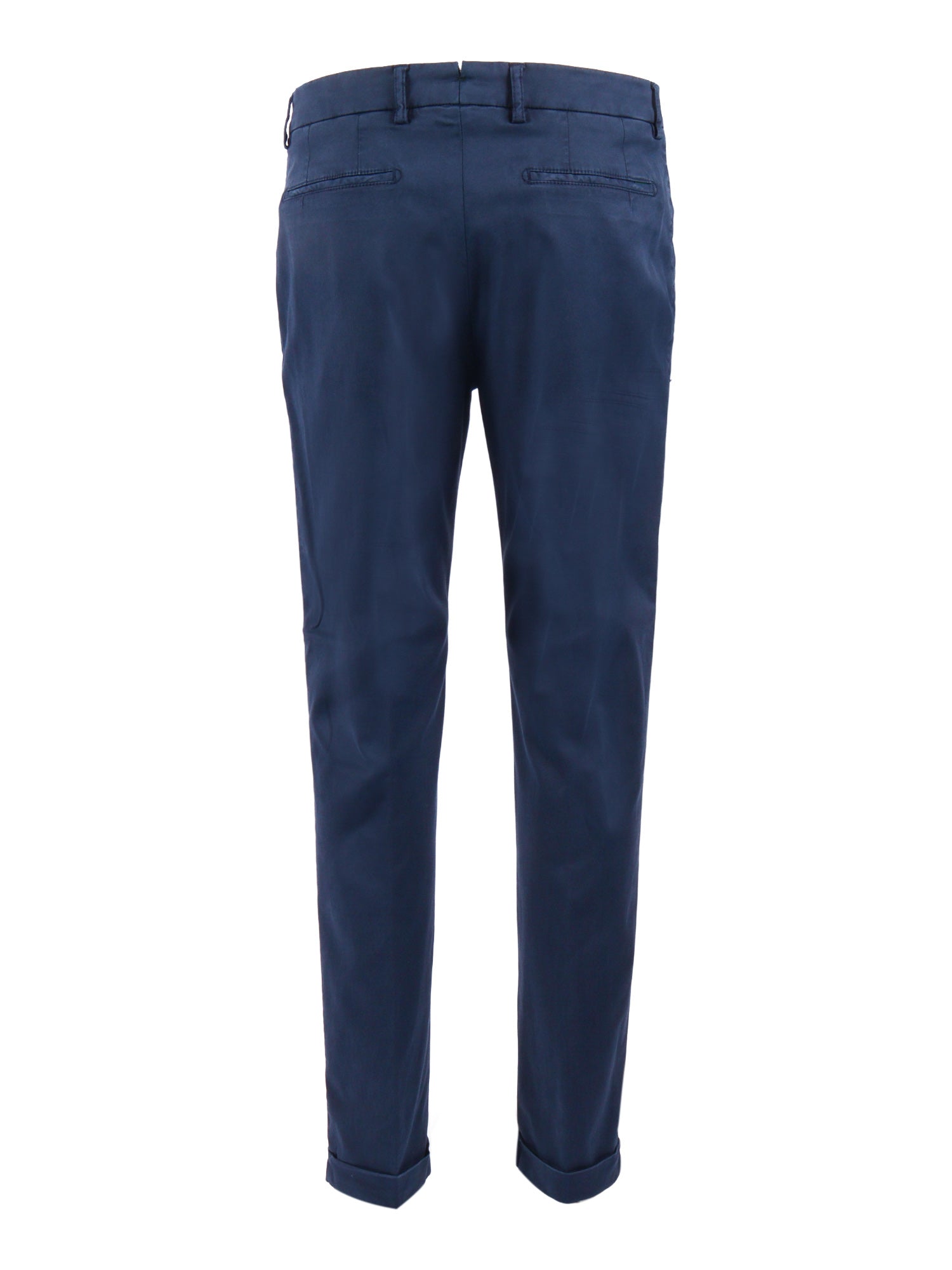 retrolong-GD pants Blue Lyocell Cotton Elastane