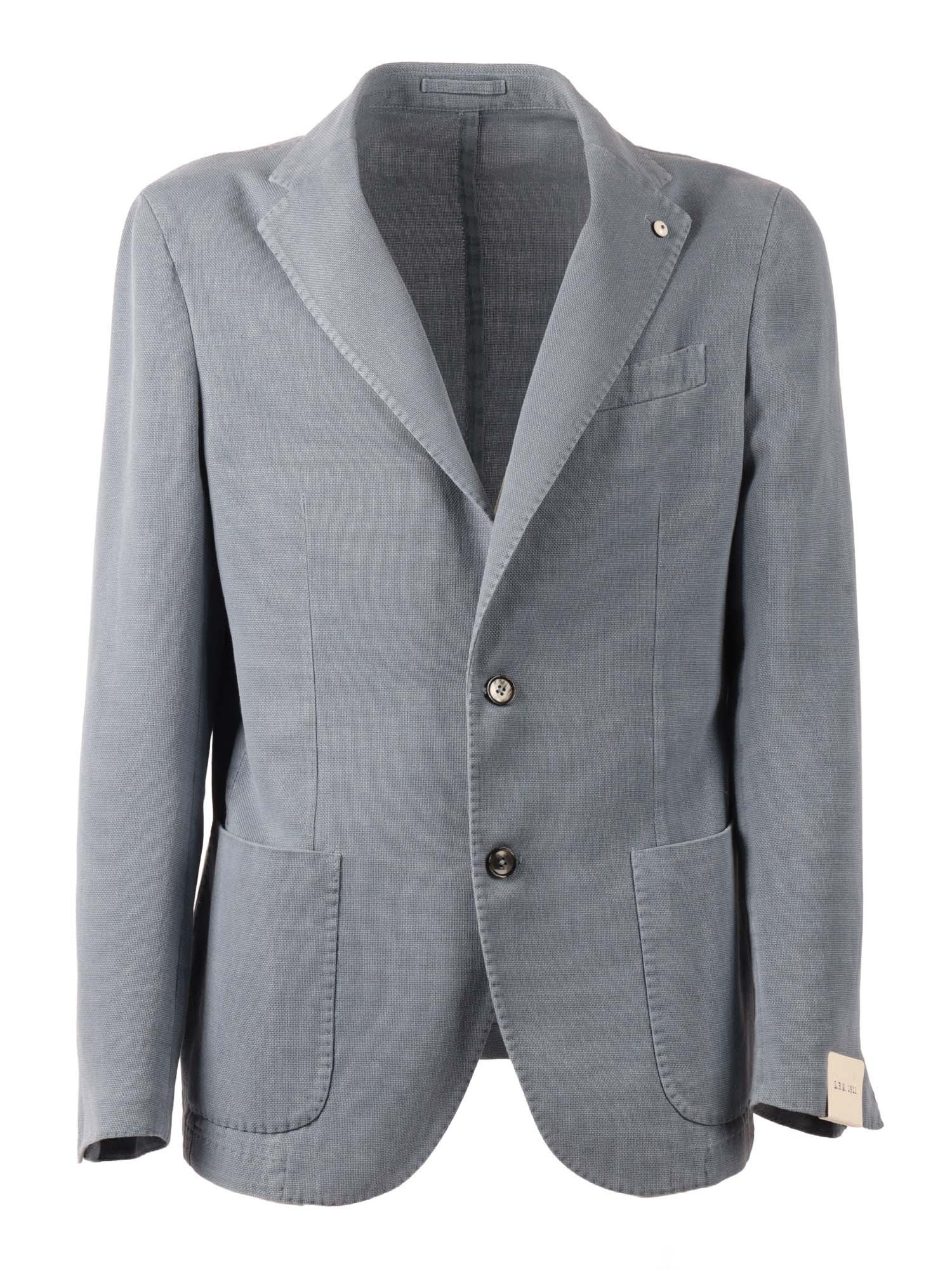 Jacket Grey Cotton Ramie