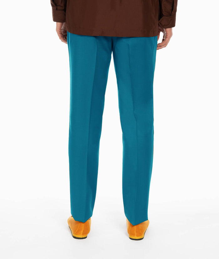 Wool Trousers Mauritius Teal Sportswear