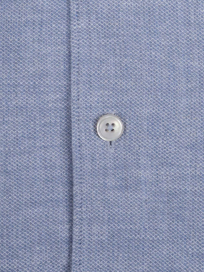 Shirt Blue Cotton Linen