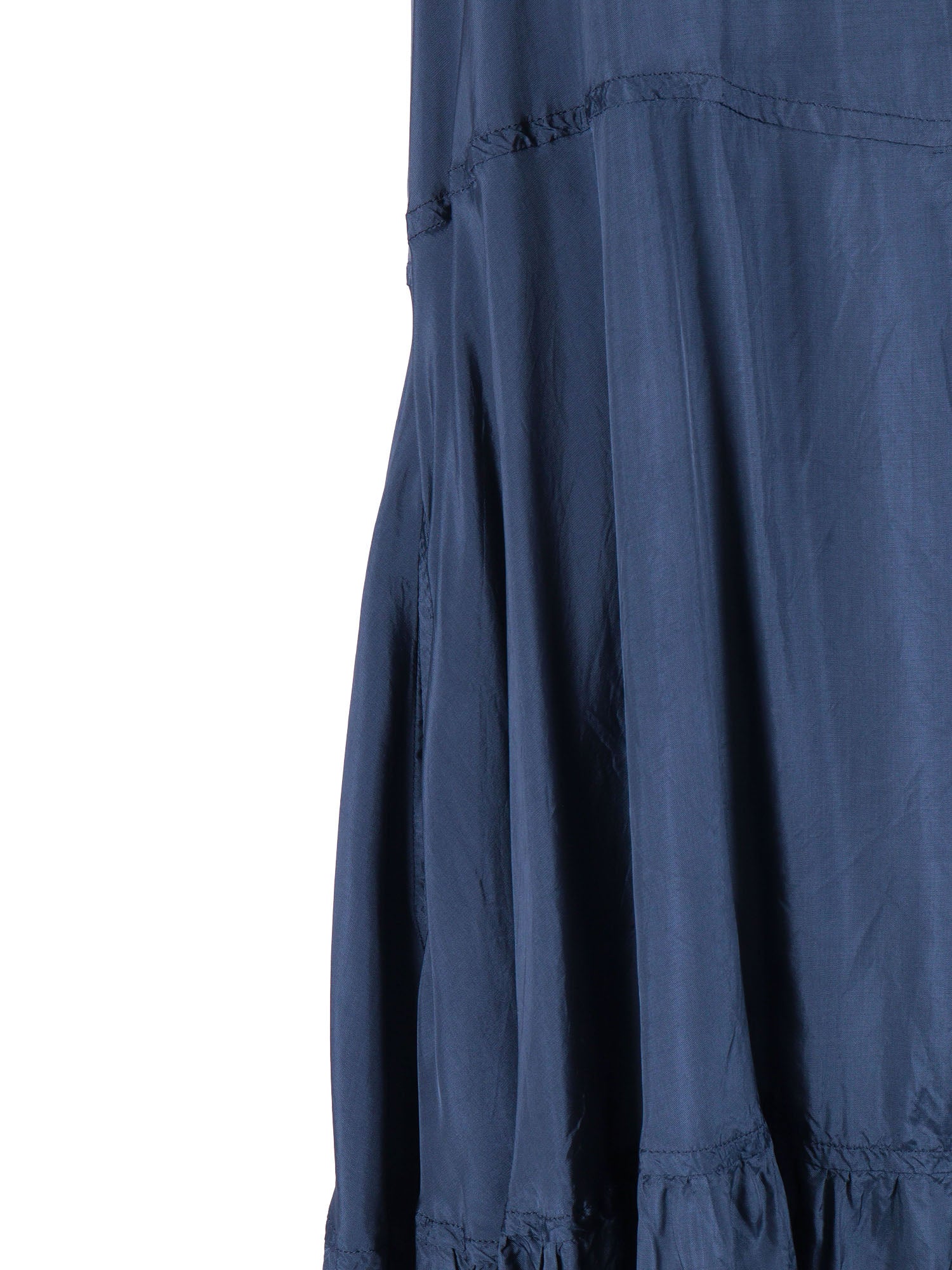 DRESS Blue Viscose Long