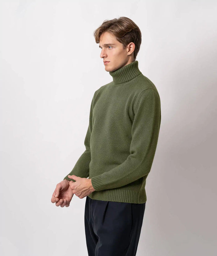 Turtleneck Cashmere Sweater Winnipeg Midnightblue Knitwear
