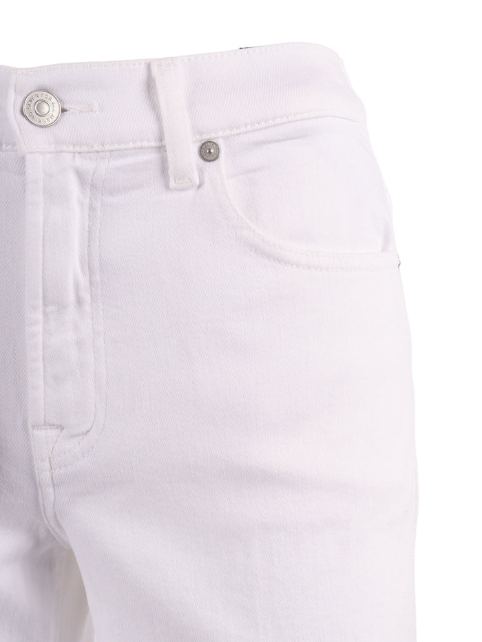 Stovepipe Straight White Jean