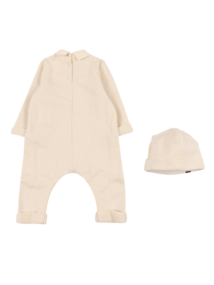 B Gift Set Felted Cotton Jerse Beige Detail Polyester Box