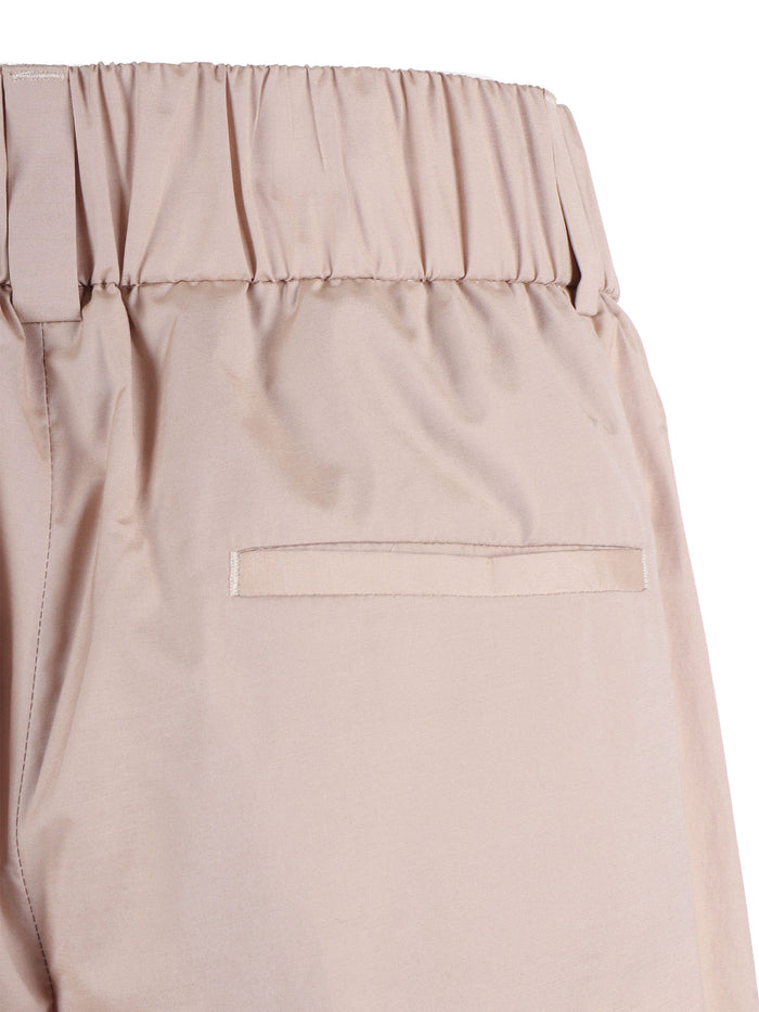 Woman Trousers Beige