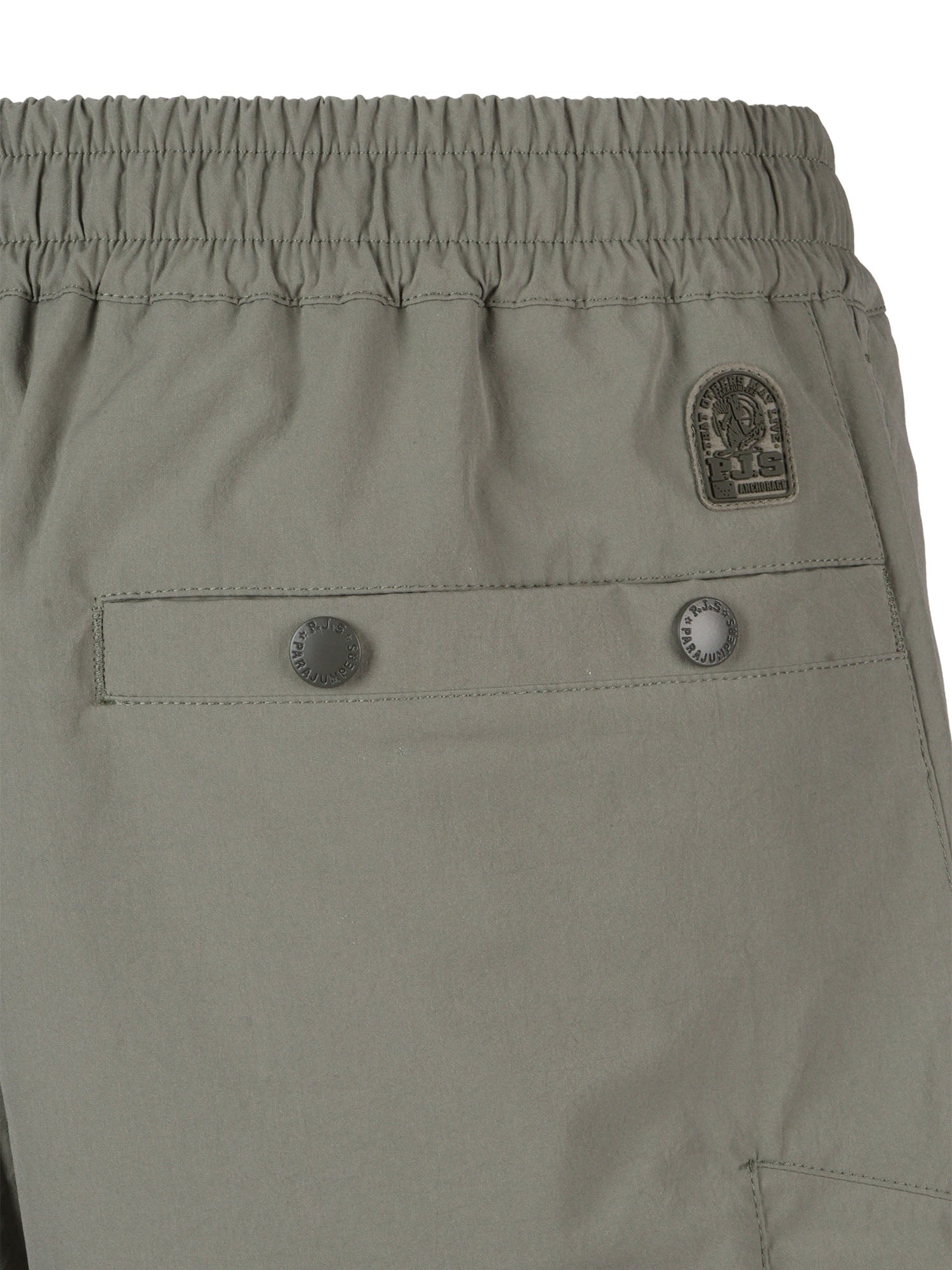 MORAR - MAN SHORTS Green Polyester Bermuda