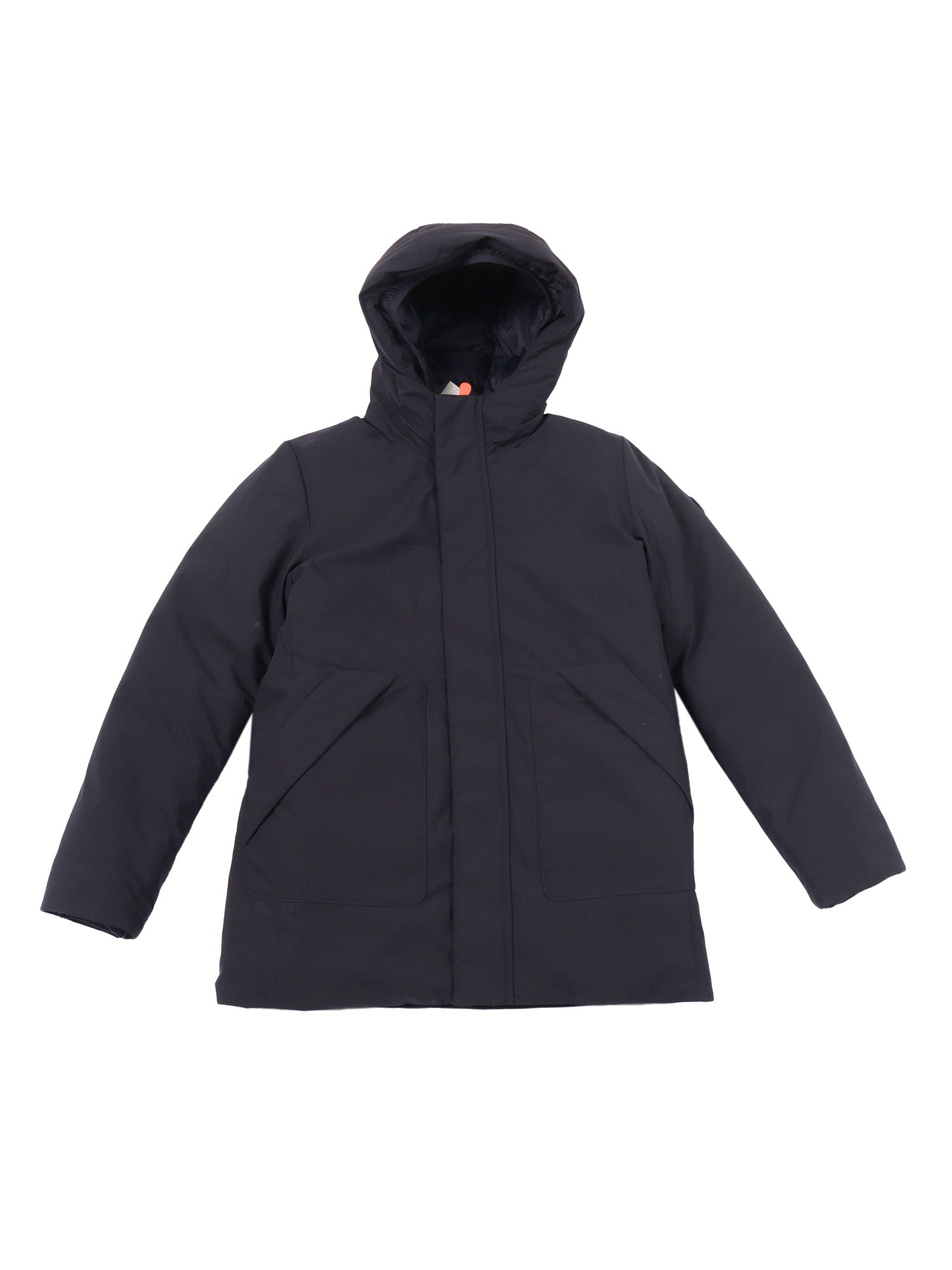 Albi Hooded Parka Blue Short Puffer