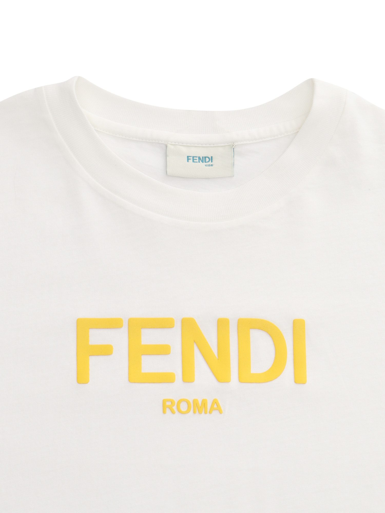 Jersey T-Shirt White Cotton Short Sleeves