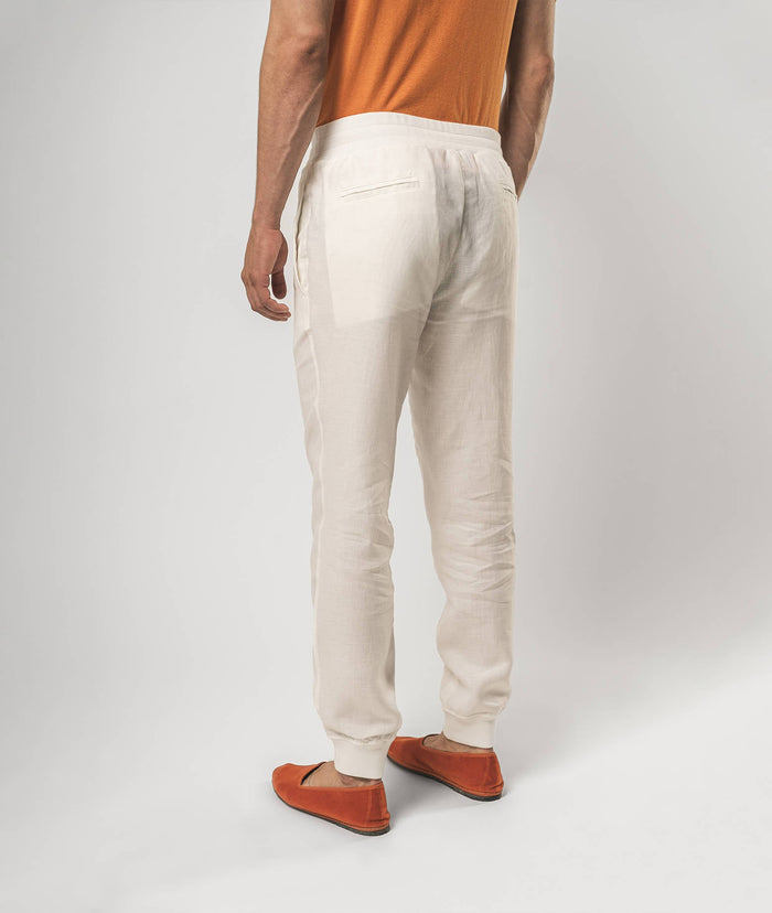 Linen Trousers Korfu Blue Sportswear