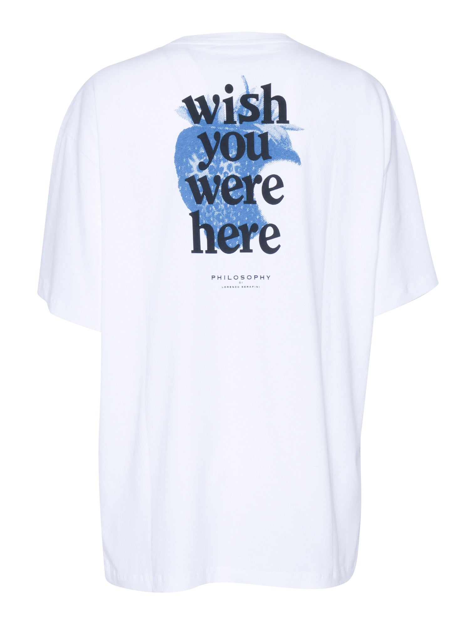 White t-shirt with logo Cotton Short Sleeves