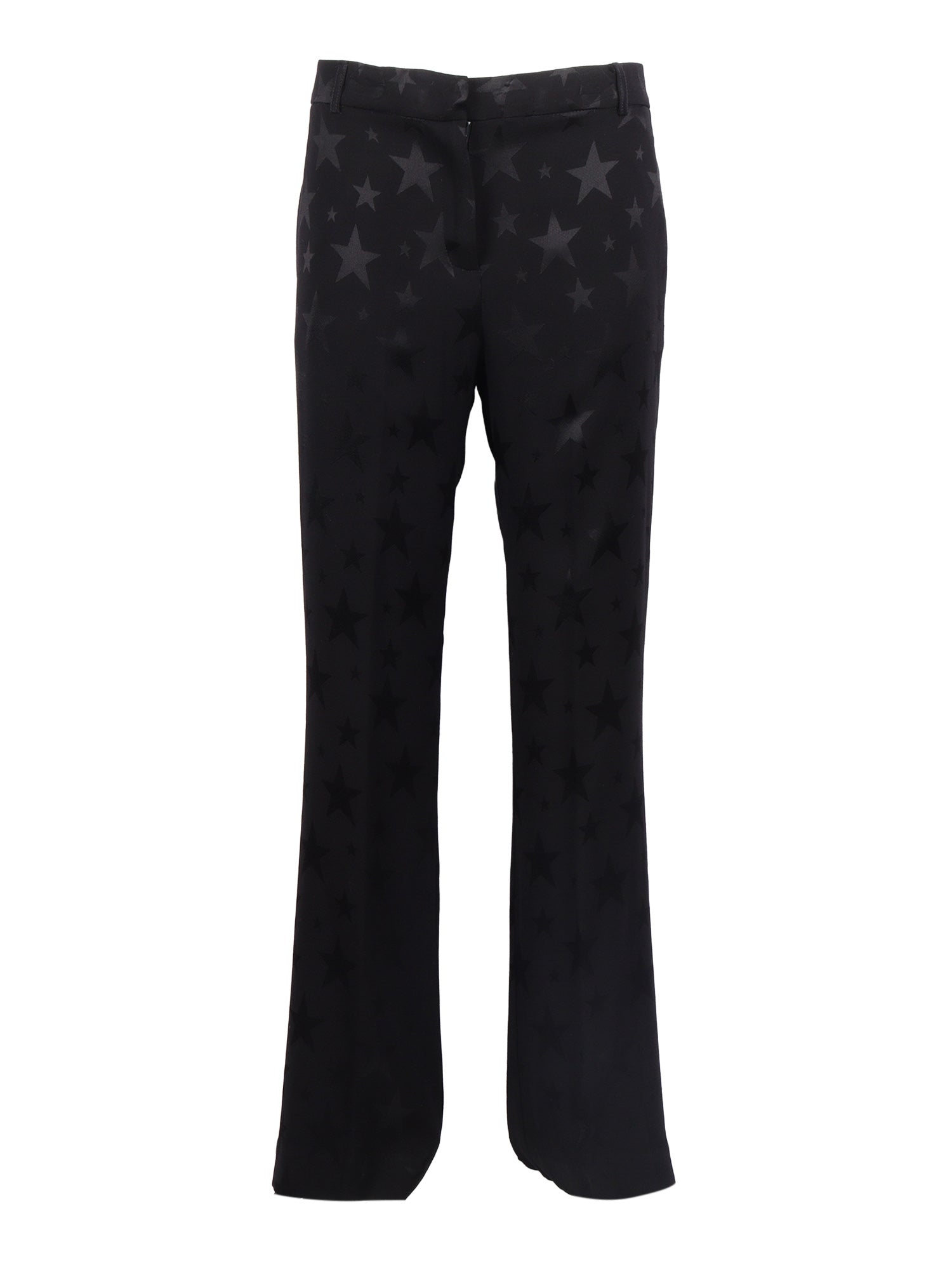 Pants Black Viscose Elastane