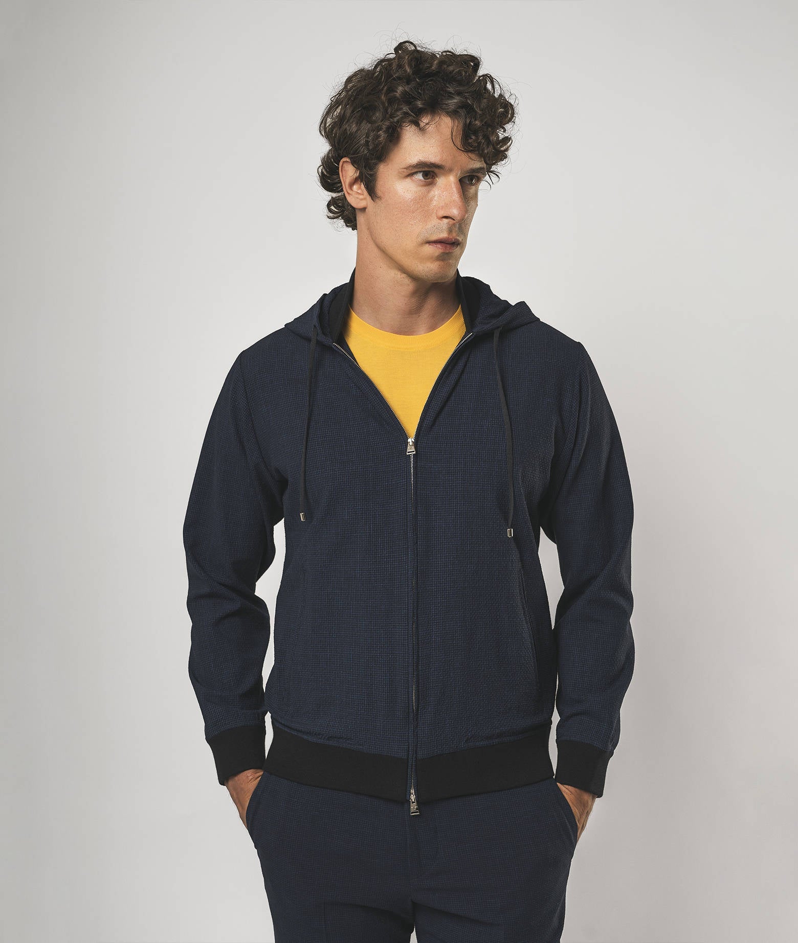 Venice Beach Hoodie Blue Sportswear Jacket (no Padding)