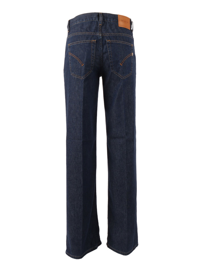 JACKLYN PANTS Blue Cotton Jean