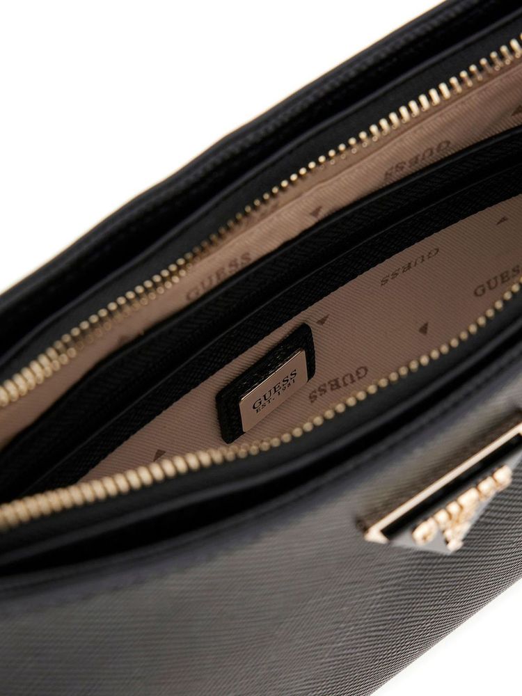 Guess Crossbody Bag Black Polyurethane / Crossbody-bags