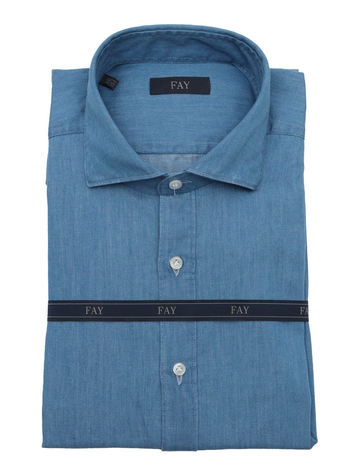 SHIRT Blue Cotton