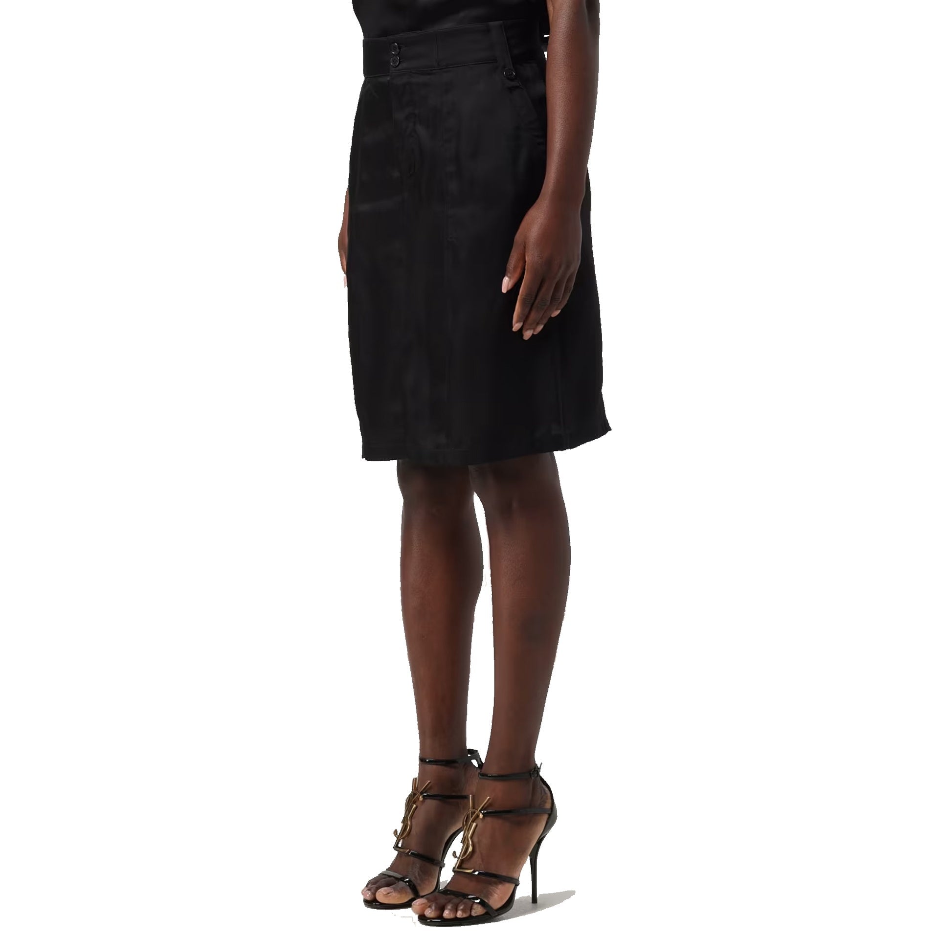 Mini Skirt Black Cupro