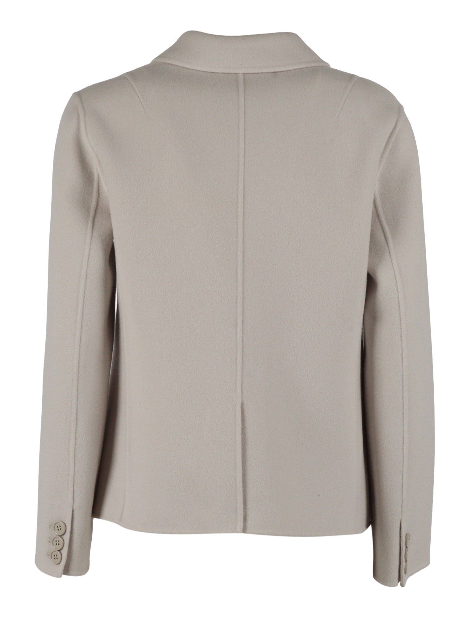 JACKET Grey Virgin Wool Lining Silk