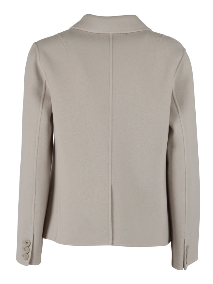 JACKET Grey Virgin Wool Lining Silk