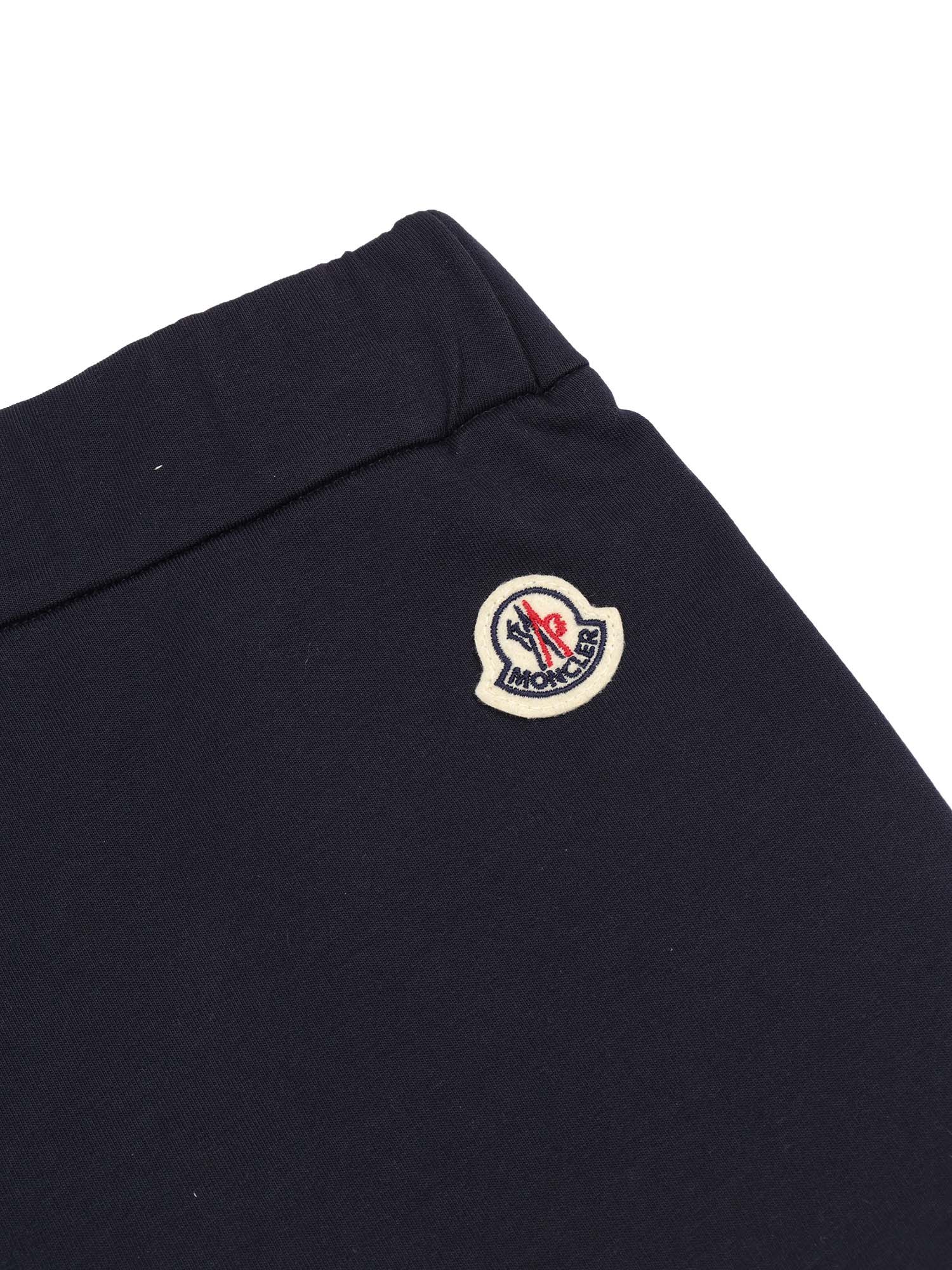 SWEAT BOTTOMS Blue Elastane Cotton Pant