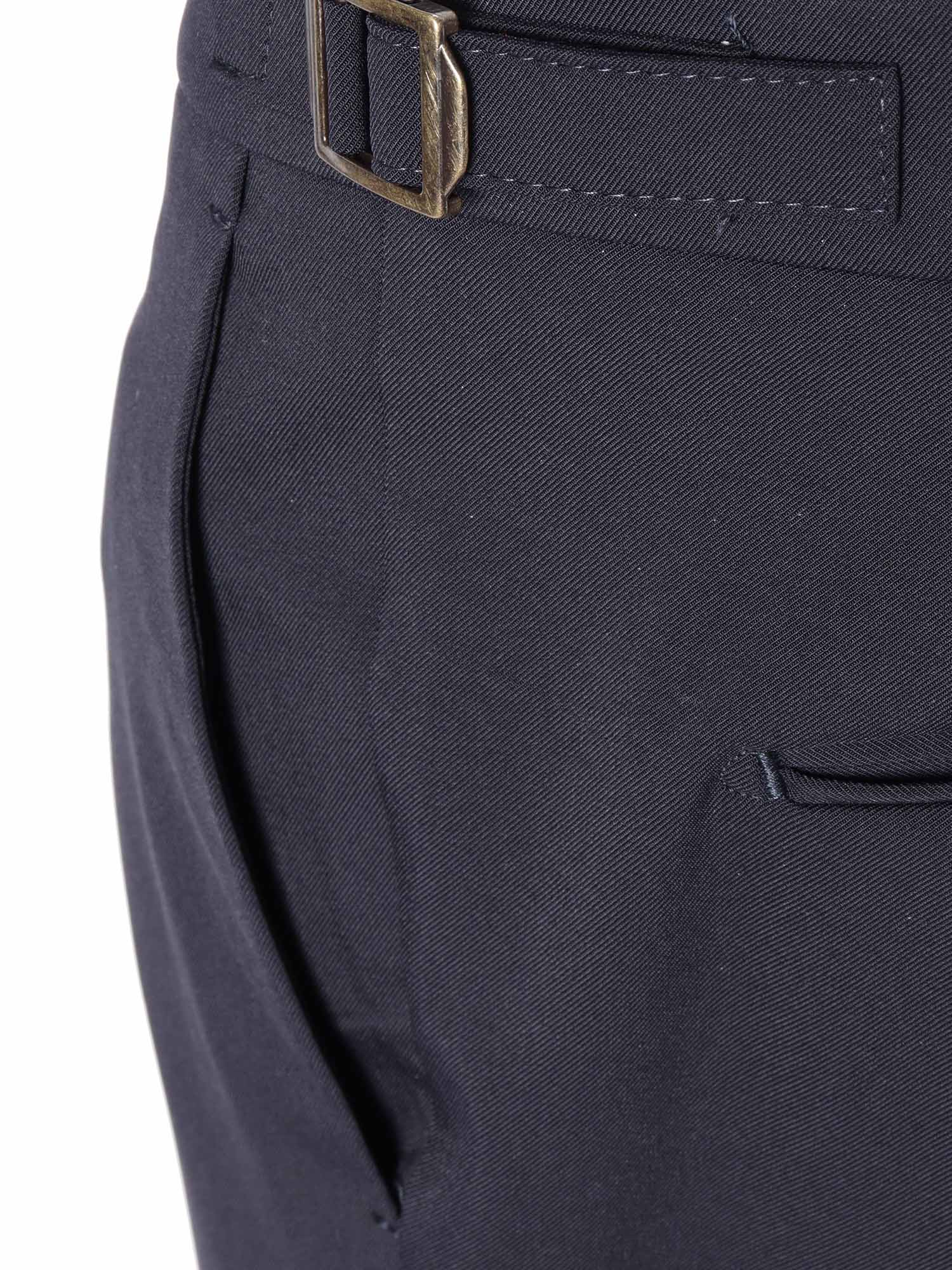 Elegant blue trousers Polyester Polyurethane Pant