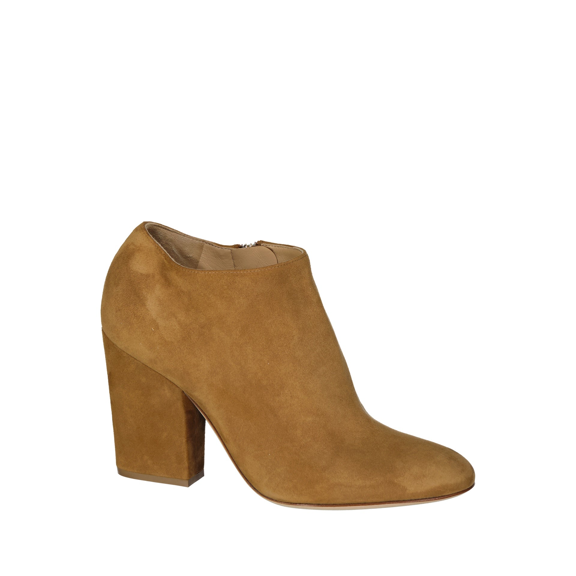Sergio Rossi Leather Ankle Boots Brown Calf