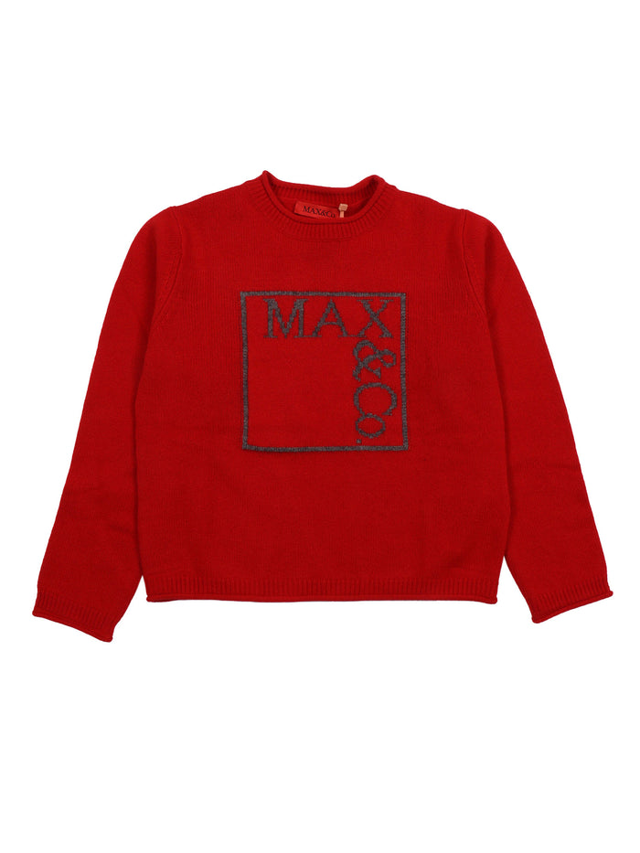 Knitwear Red Crewneck