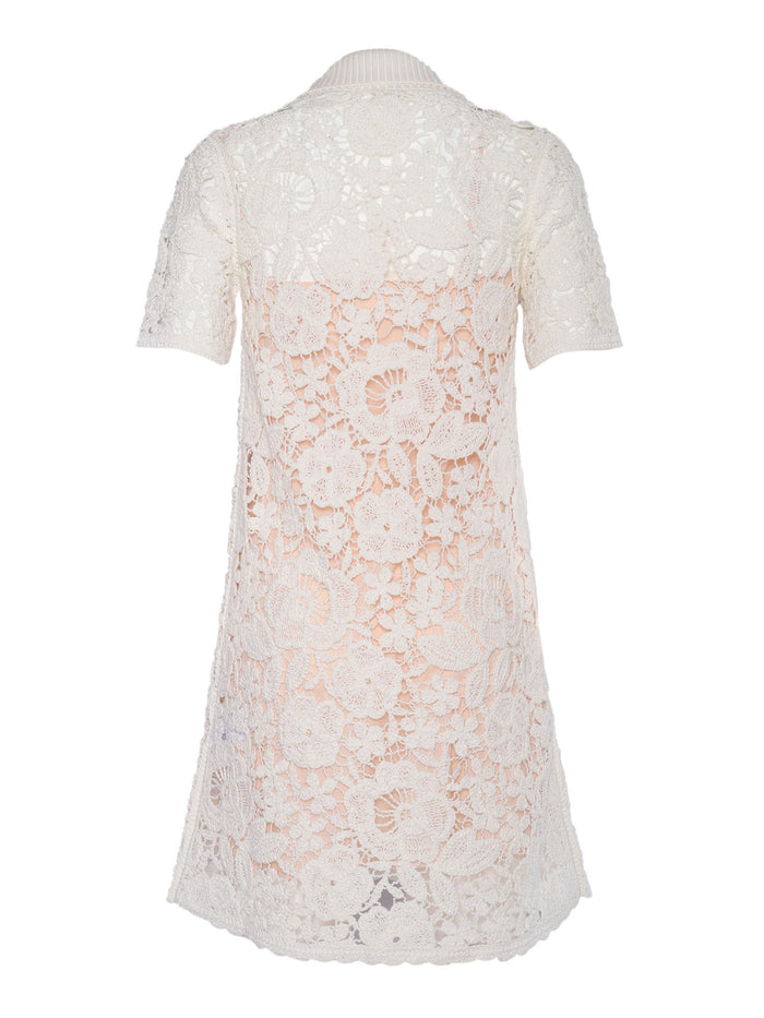 DRESS White Cotton Long