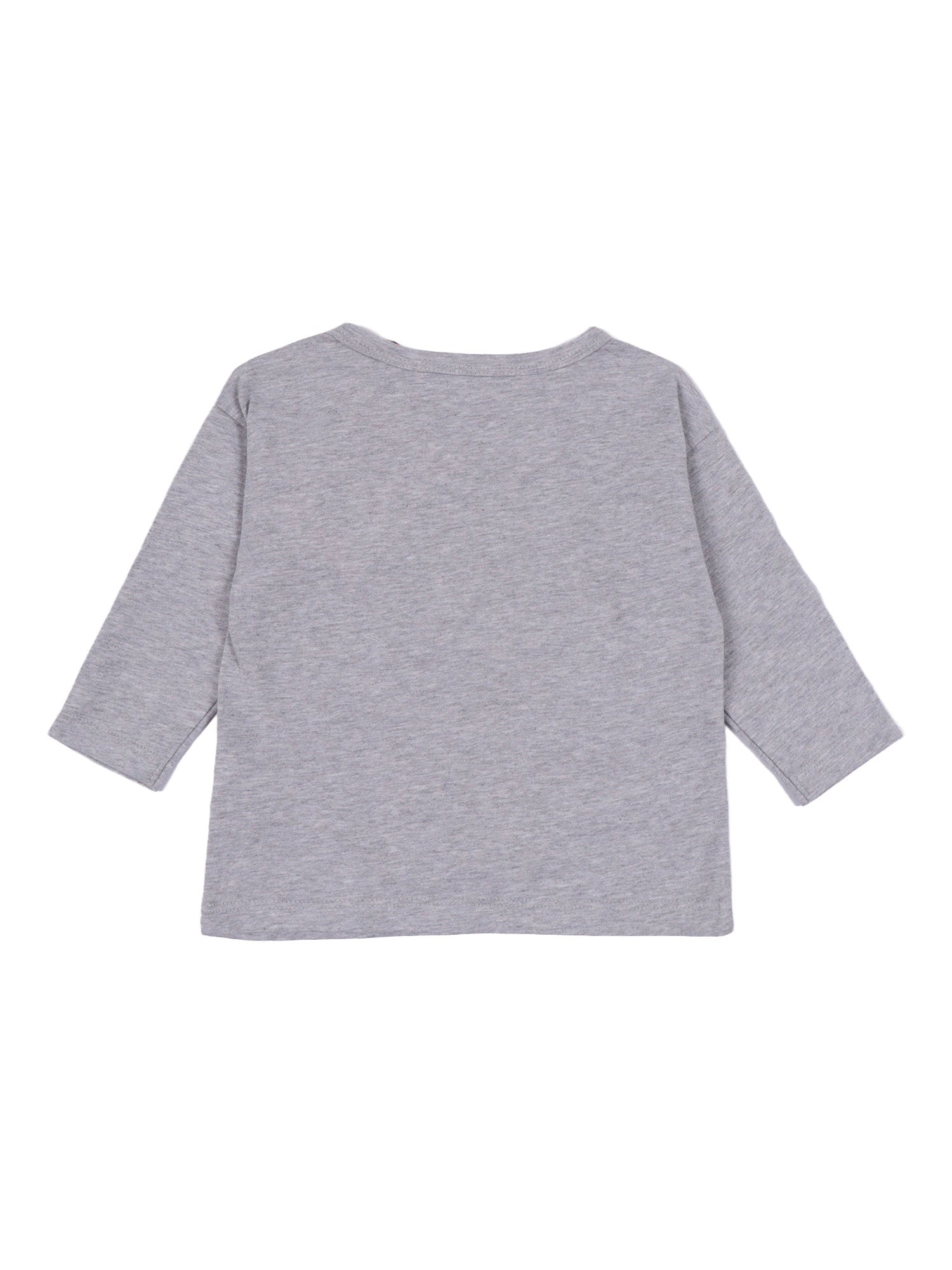 Flying Oranges long sleeve T-shirt Grey Organic Cotton Sleeves