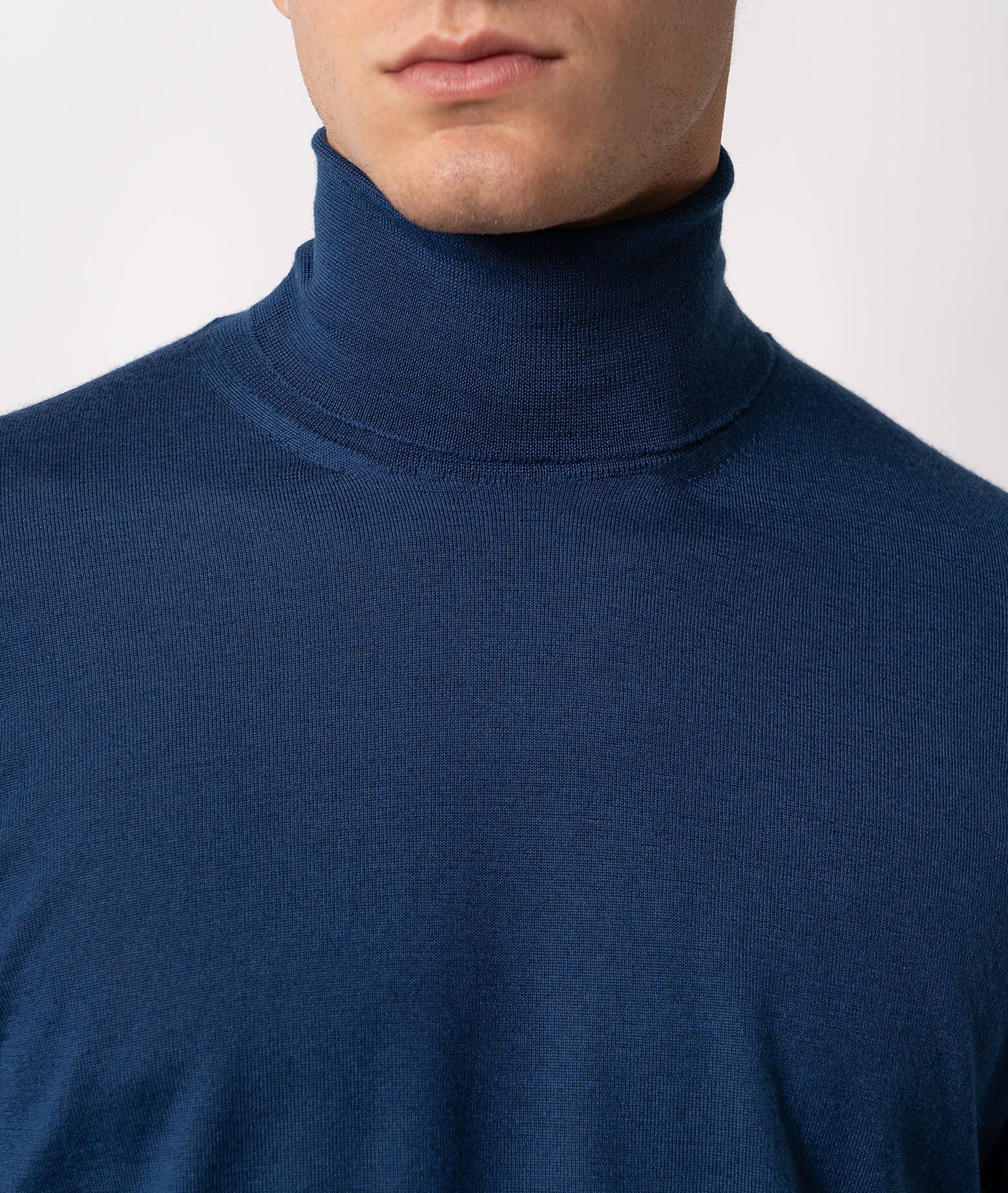 Turtleneck Cashmire And Silk Sweater Salisburgo Dimgray High Turtle Neck