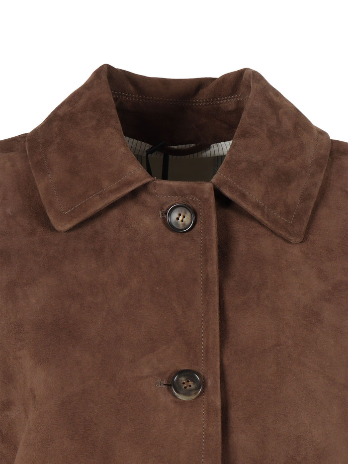 LEATHER JACKET Brown