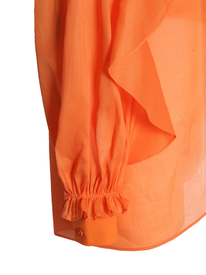 Orange shirt Cotton
