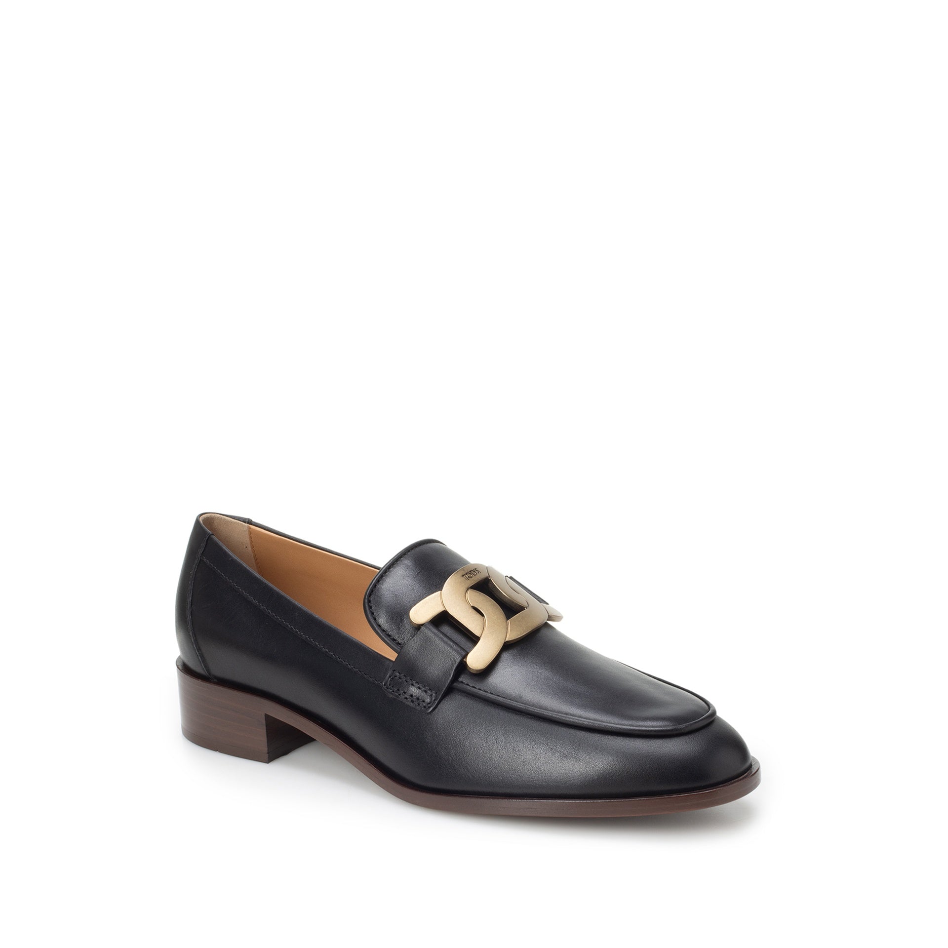 Leather Loafers Black Calf