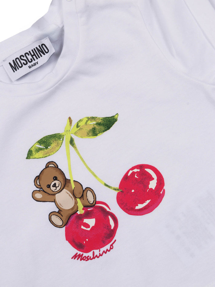 SHORT SLEEVE BLOUSE White Cotton